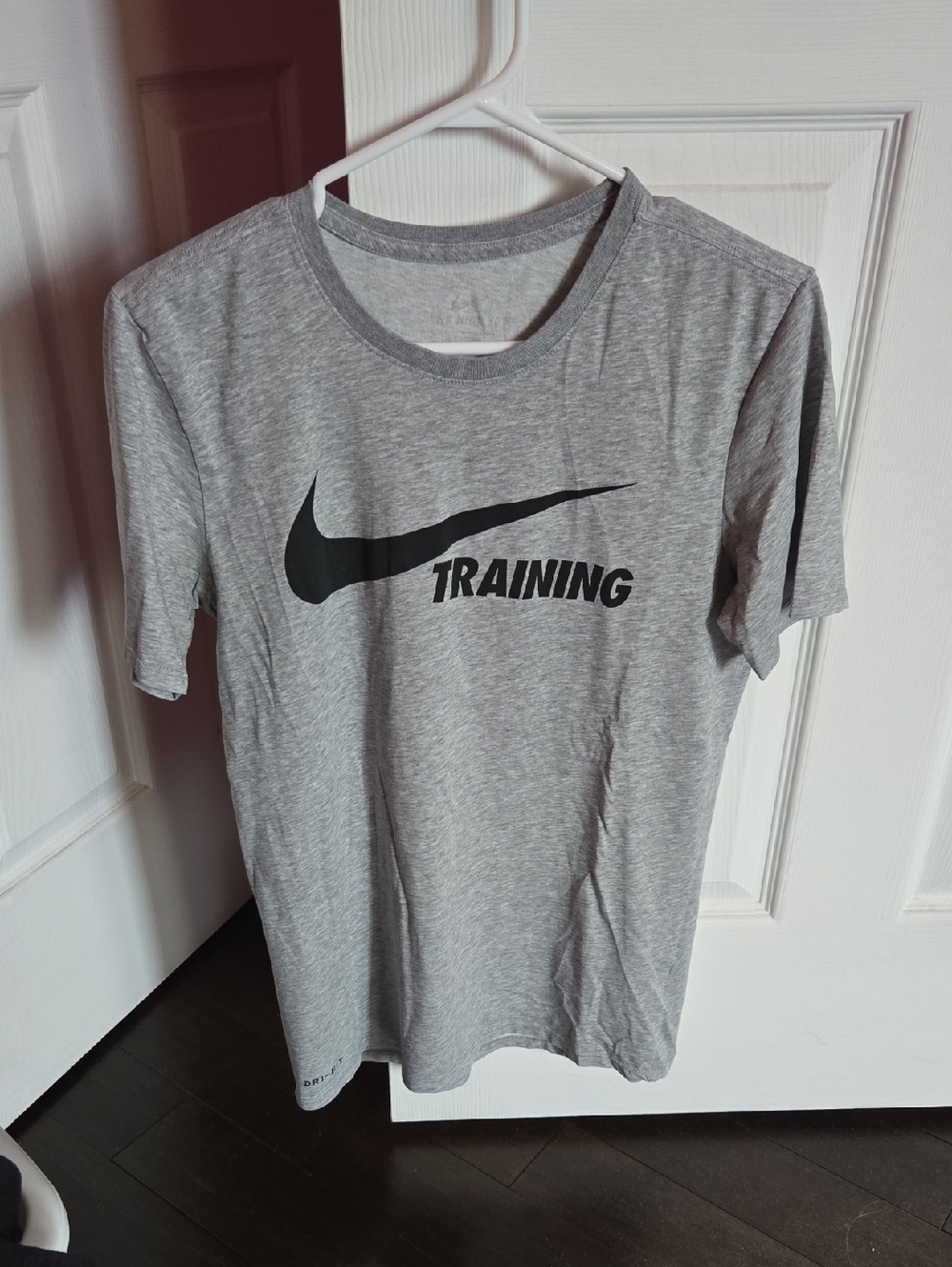 Nike Grey Training Tee with Black Swoosh